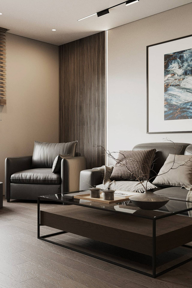 Дизайн и ремонт квартиры в ЖК «Лайм» — Этюд в кофейных тонах