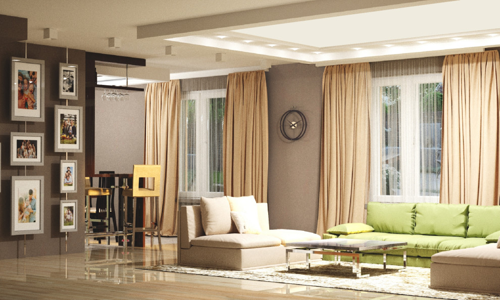 Дизайн-проект коттеджа площадью 250 кв.м