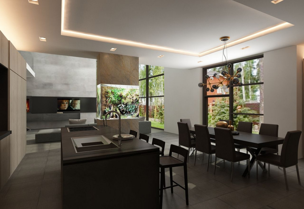 Дизайн проект интерьера загородного дома