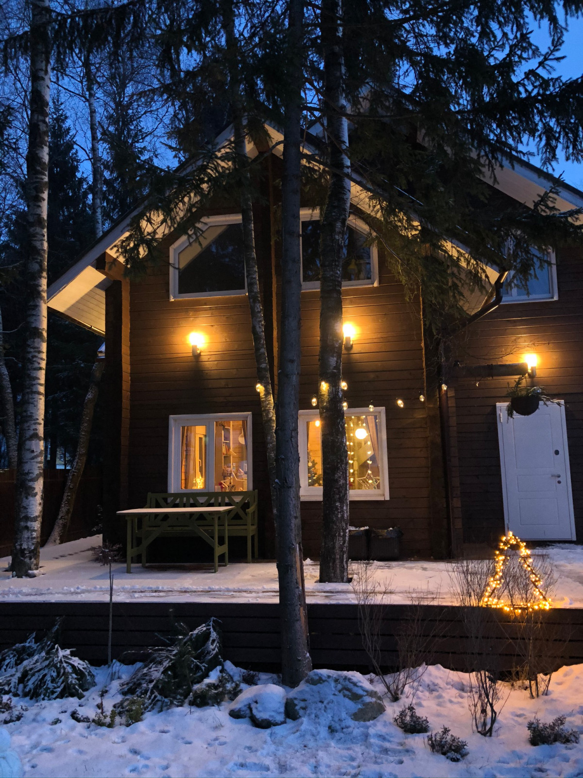 Обложка проекта: Сад "Хюгге" зимой