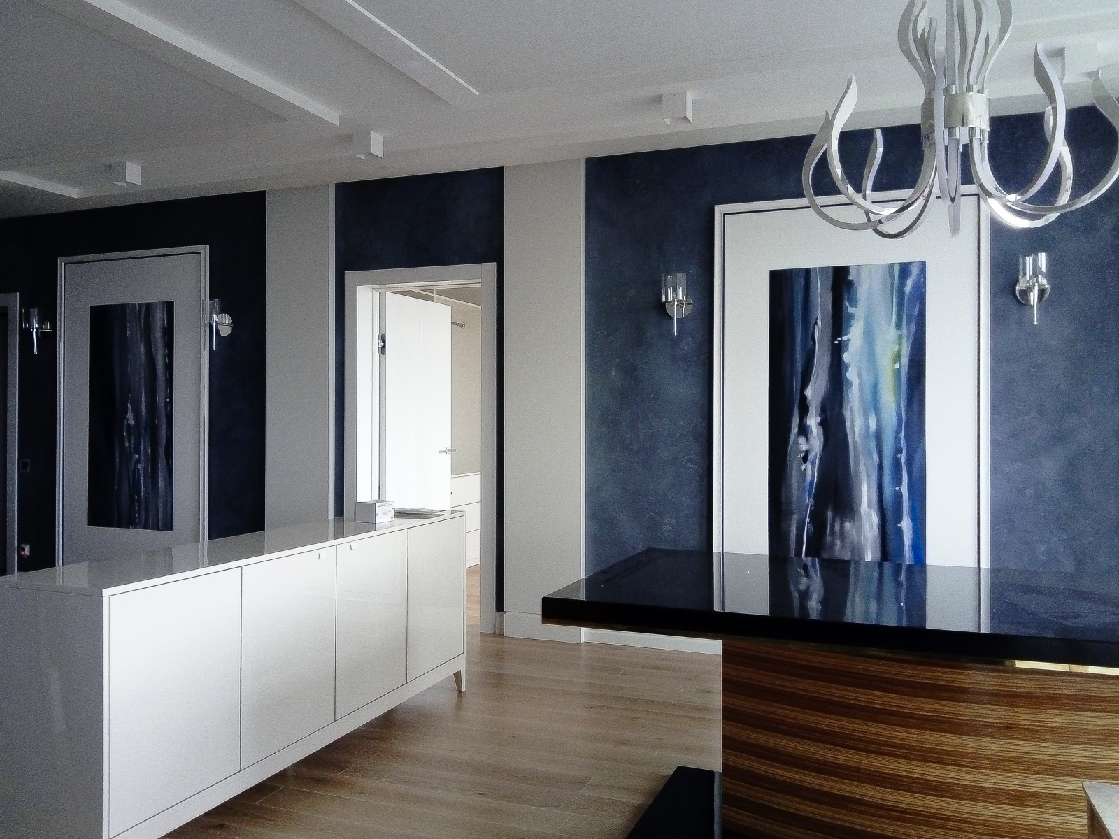 Обложка проекта: Завершенный проект квартиры на улице Турку, Санкт-Петербург, 140 м.кв.