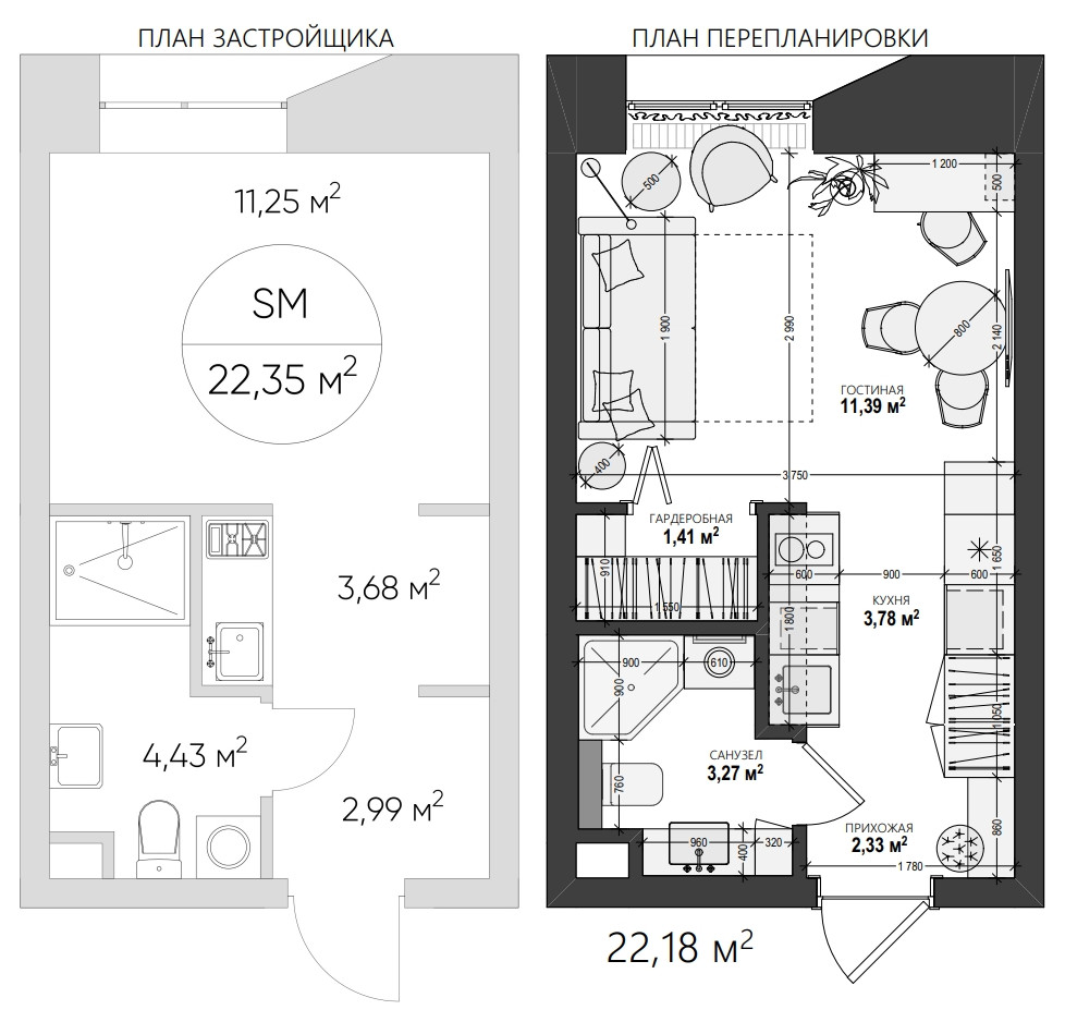 студия в ЖК NICE LOFT