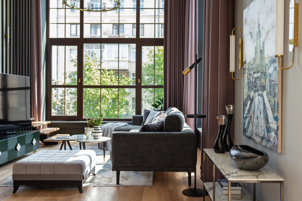 Стилизация двухуровневой квартиры в ЖК Loft Factory