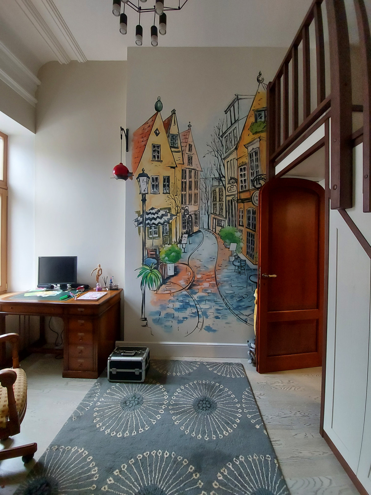 Обложка проекта: Роспись стены в детской