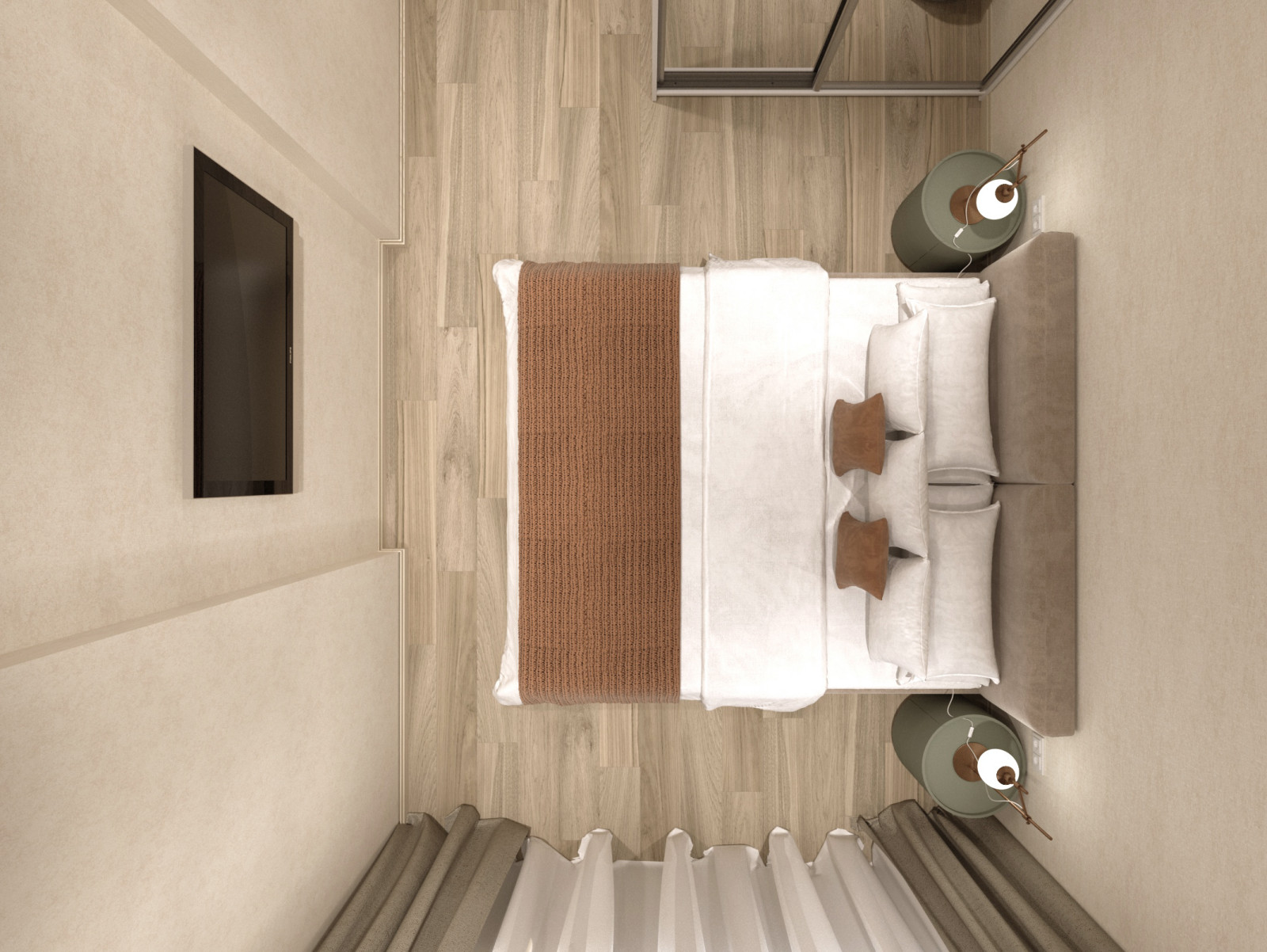 Типовой проект №2 бюджетного ремонта от застройщика.