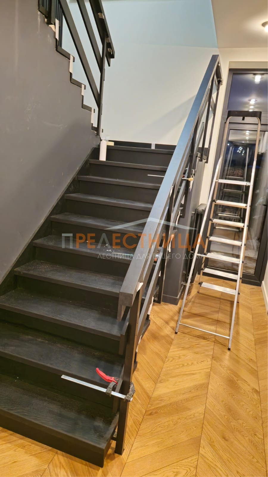 Облицовка лестницы в Санкт-Петербурге