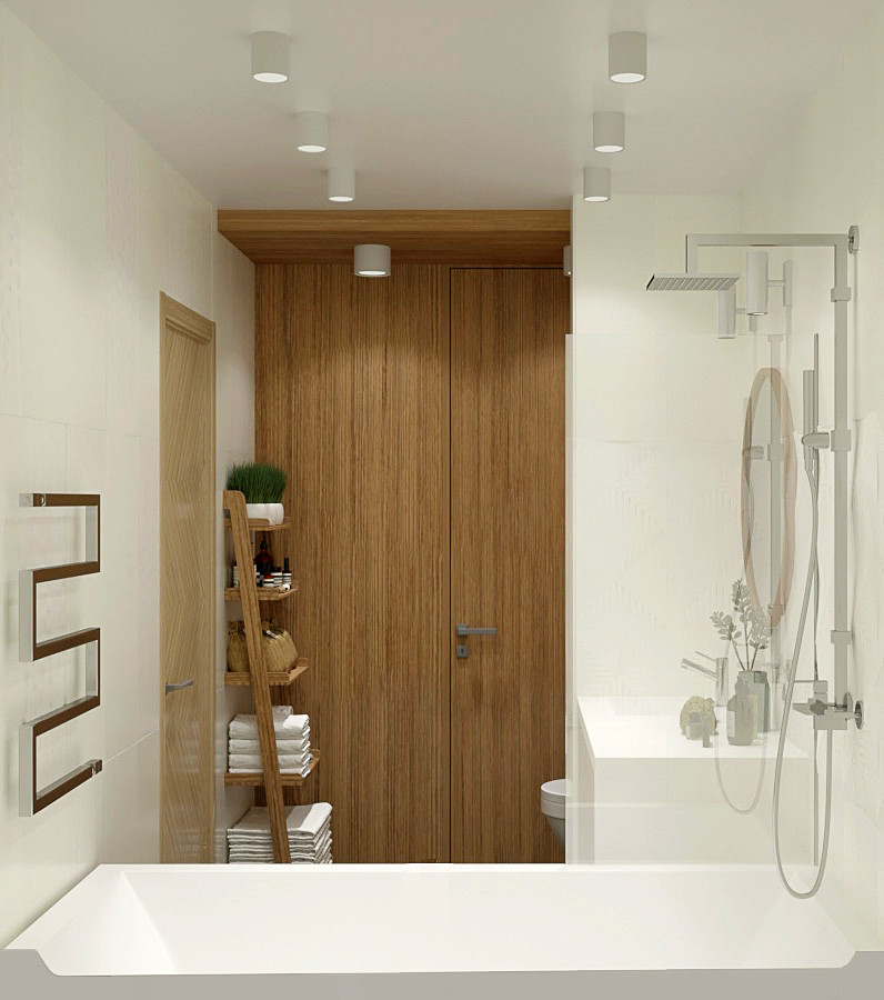 Совмещенный санузел в эко-стиле