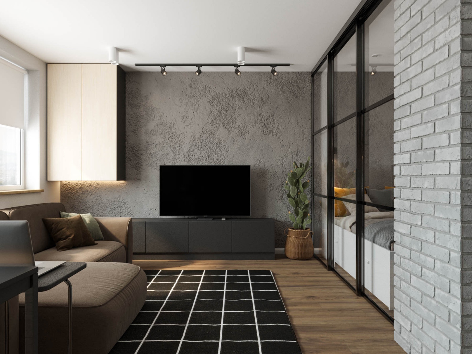 Обложка проекта: 37 кв.м в ЖК Паруса