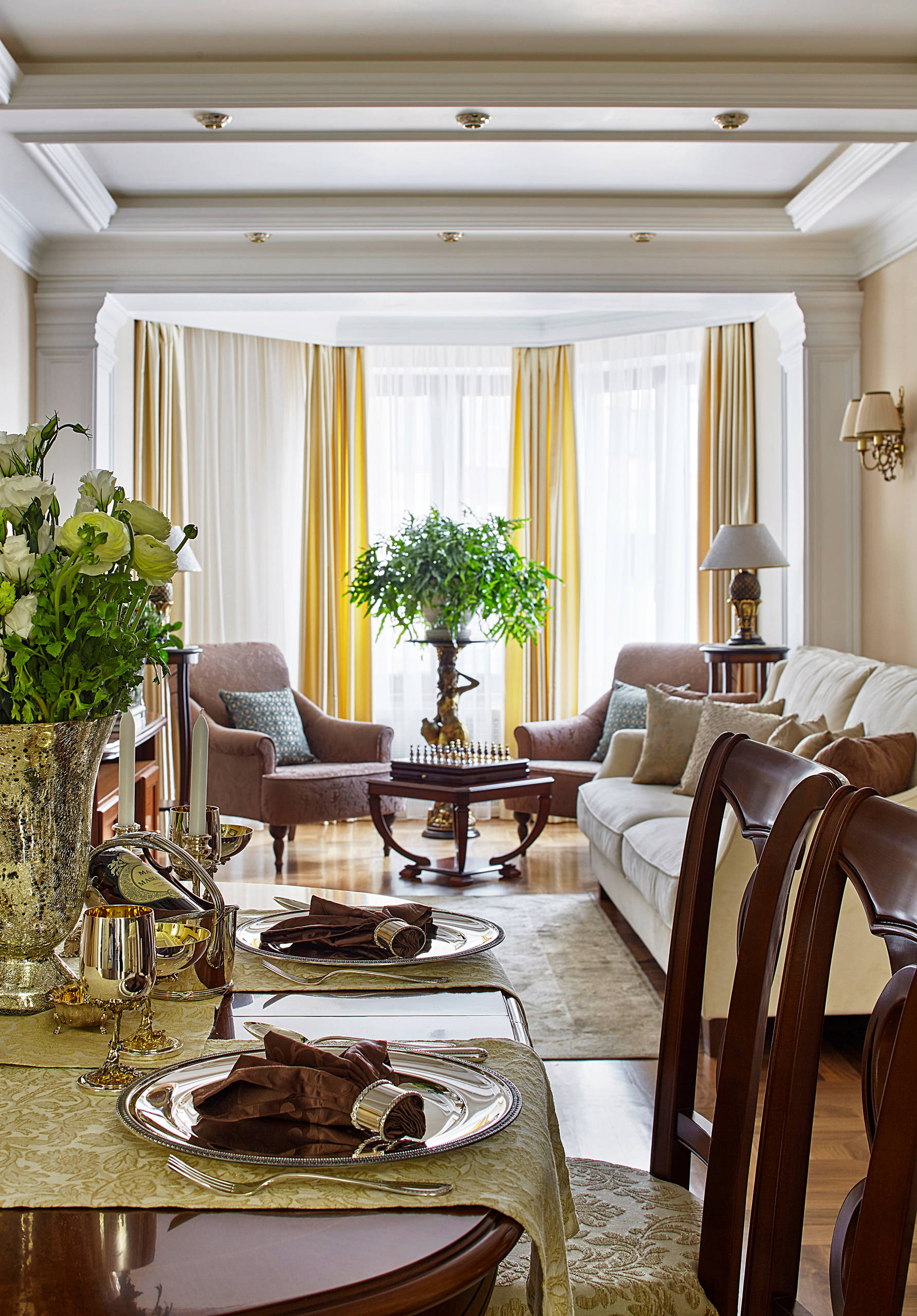 Houzz тур: Сдержанная классика в московской квартире