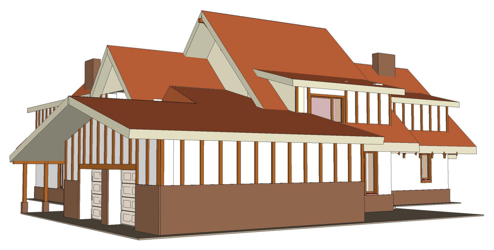 Обложка проекта: Концепт проект дома в классическим европейском стиле