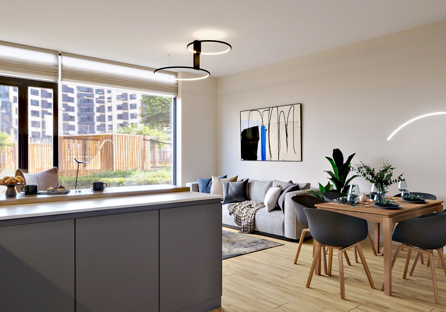 Living room in Prague