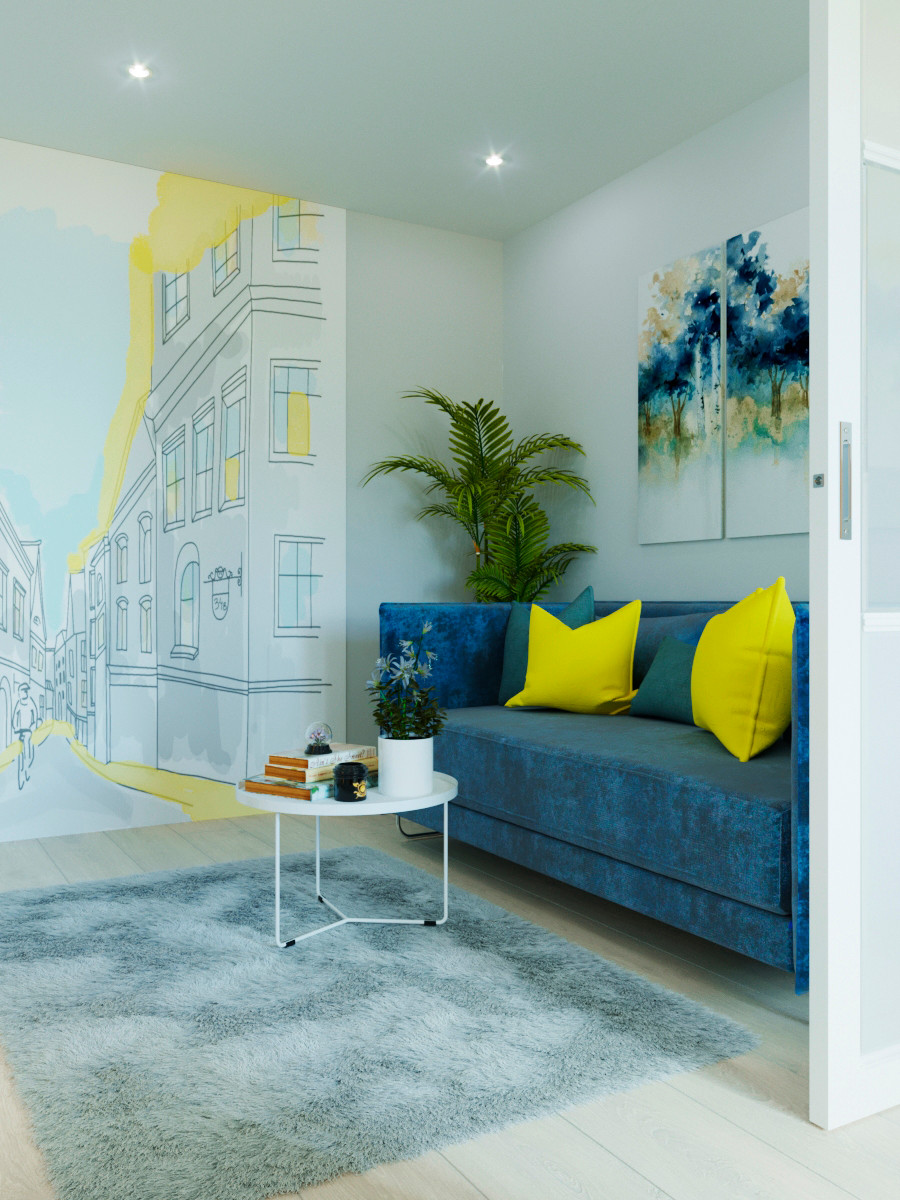 Обложка проекта: Квартира 60 м 2 ЖК "ХХI век"