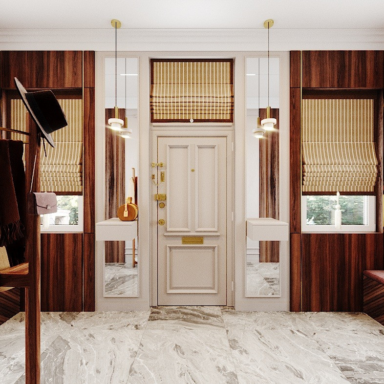 Обложка проекта: Изысканность загородного дома в смешанном стиле Ар Деко и Американской классики