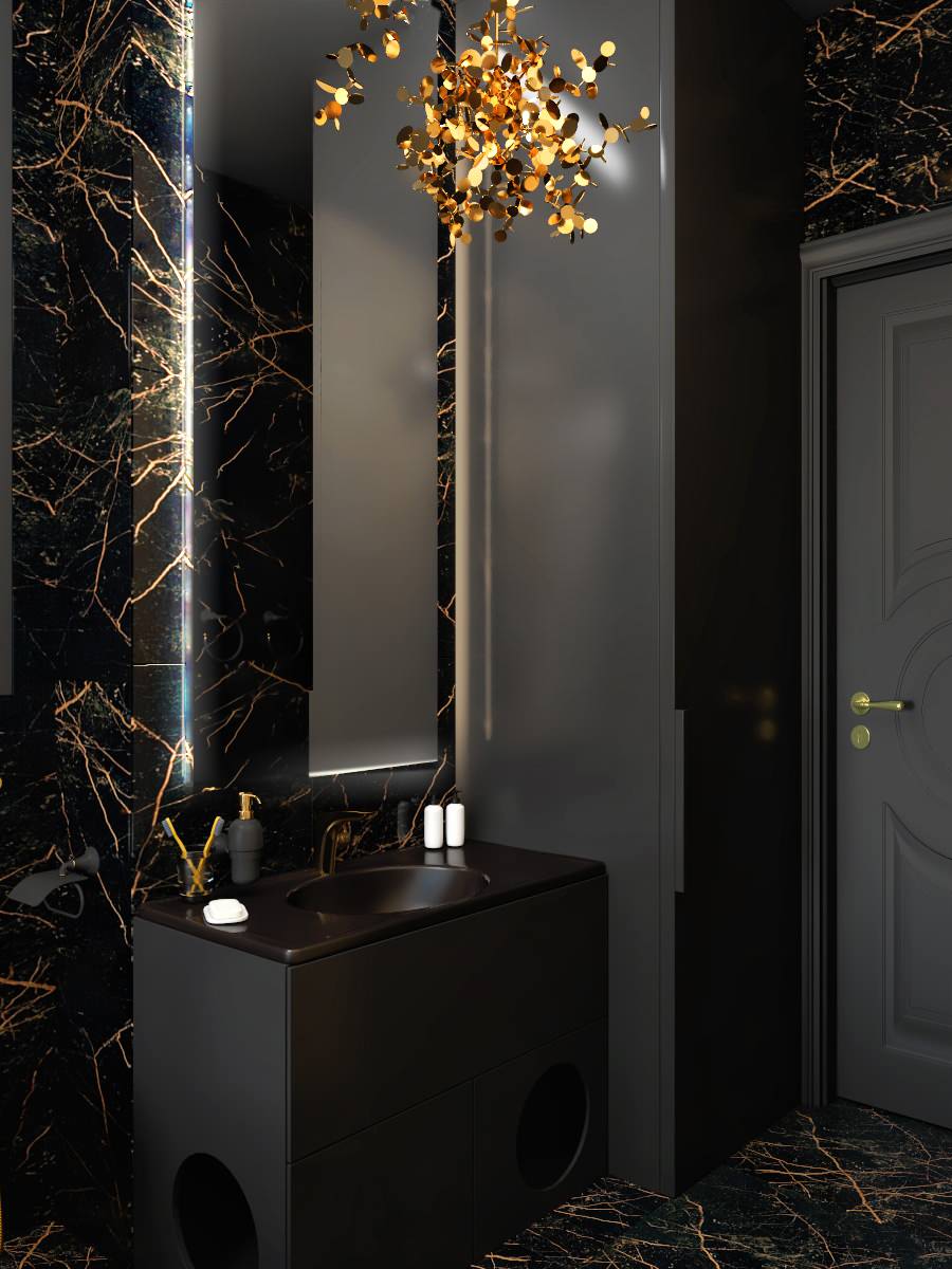 Проект небольшой квартиры в стиле Эклектика