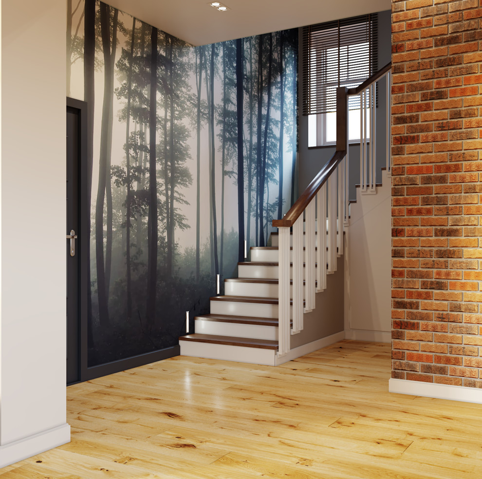 Дизайн интерьера гостиной в Скандинавском стиле в г. Калининград