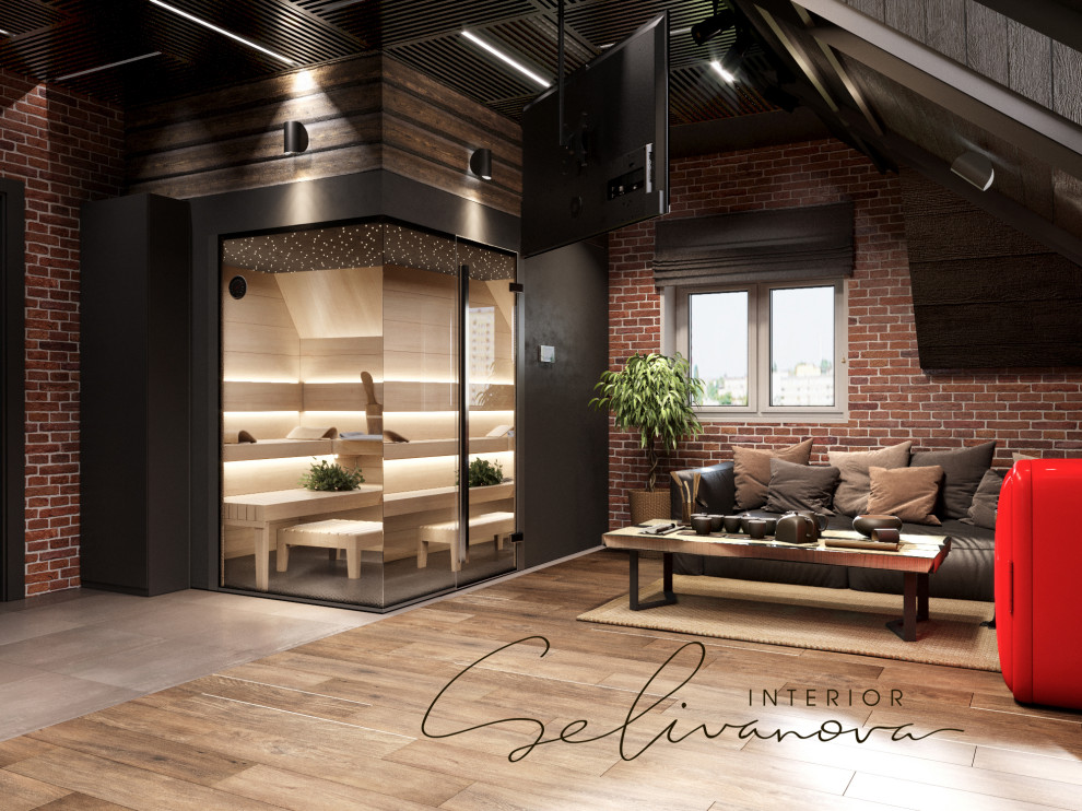 Комната отдыха с сауной в частном доме