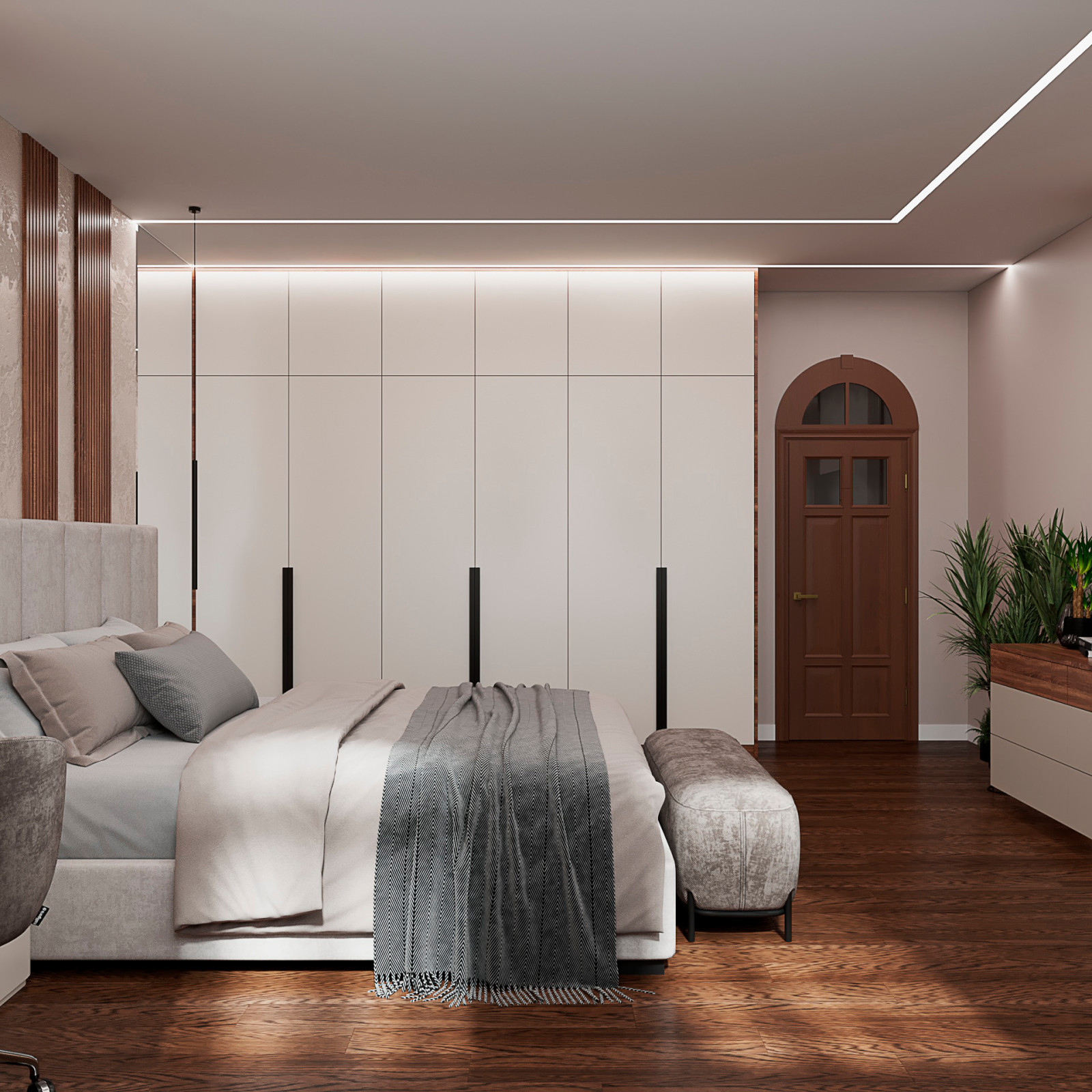 2023г. Интерьер частного дома 350 м2 в г. Новосибирск