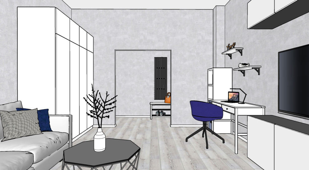 Гостиная вид В