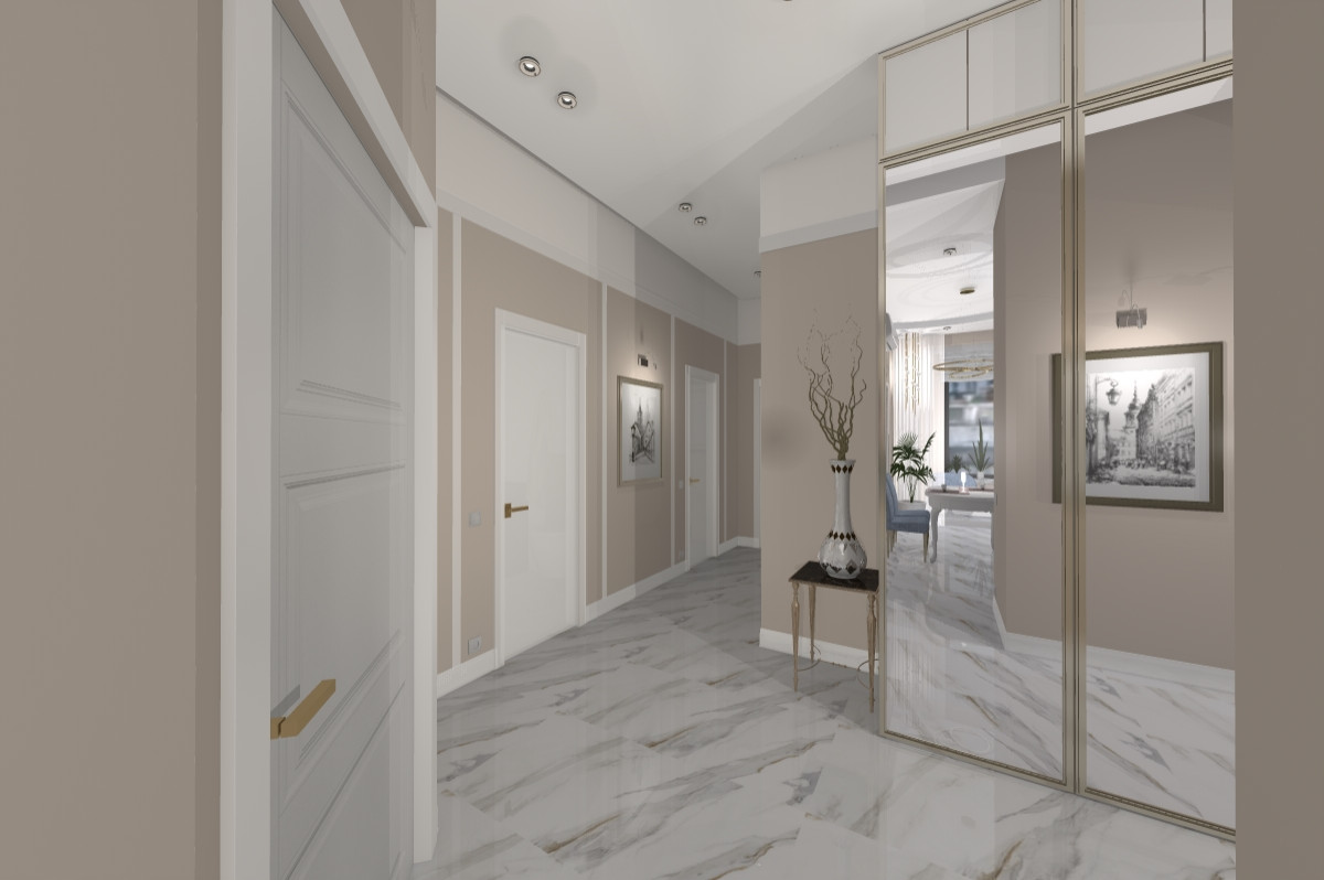 Обложка проекта: Дизайн и ремонт трехкомнатной квартиры (м. Рассказовка)