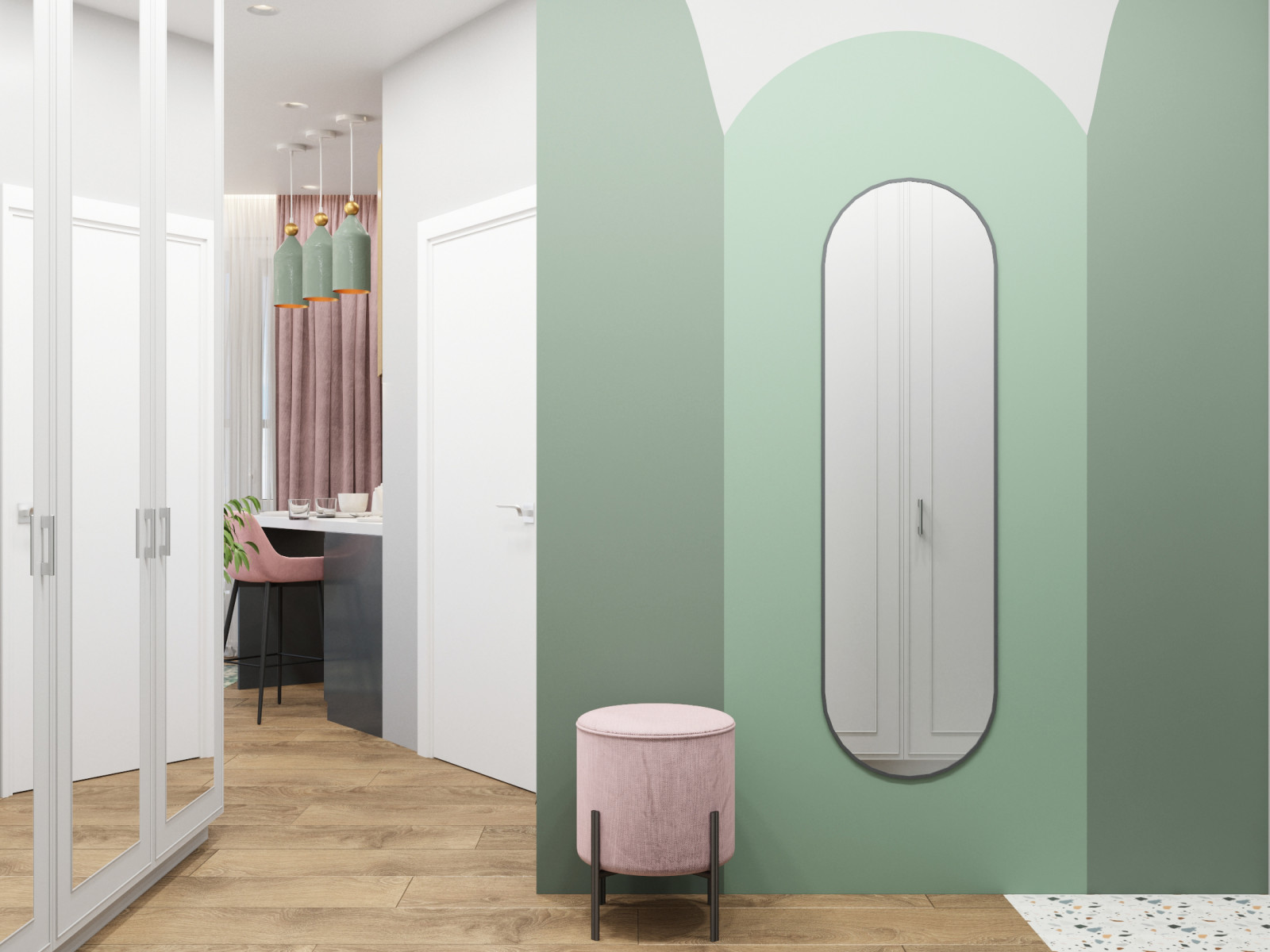 Проект квартиры для молодой девушки