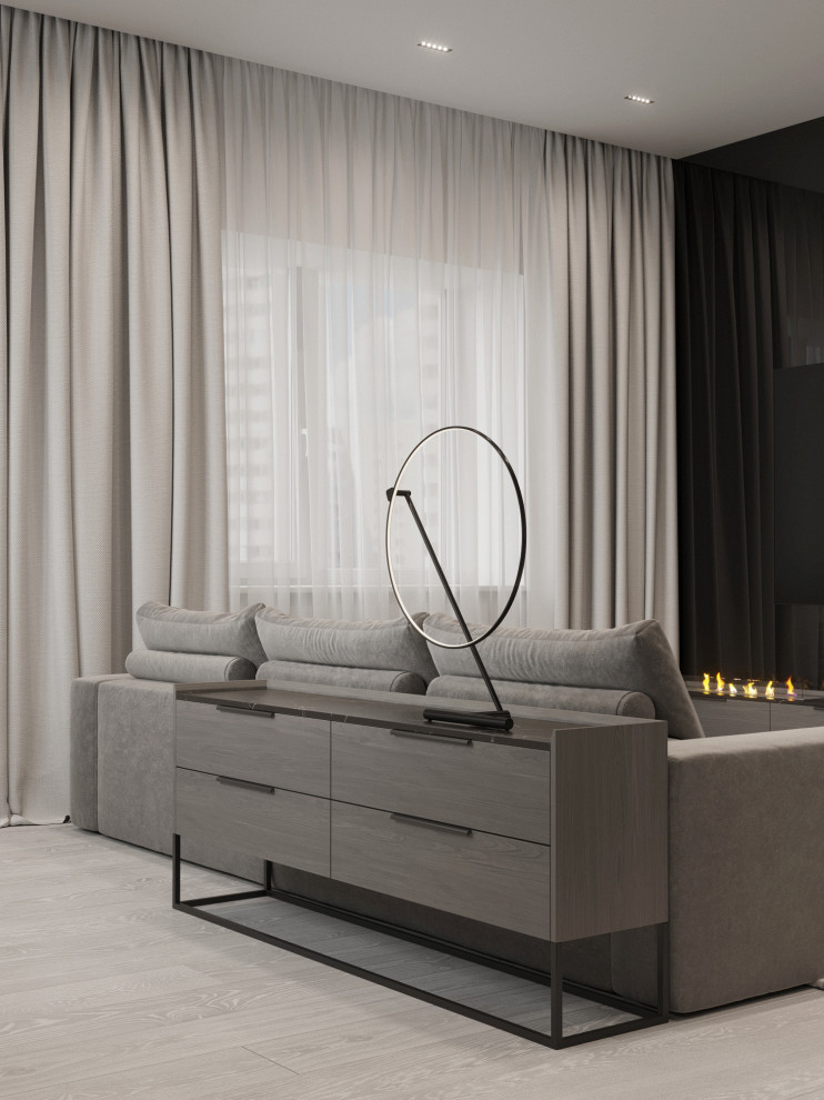 Кухня-гостиная из проекта по ул. Автономная