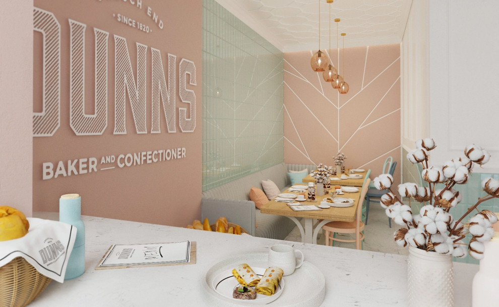 Обложка проекта: Проект интерьера семейной пекарни DUNNS