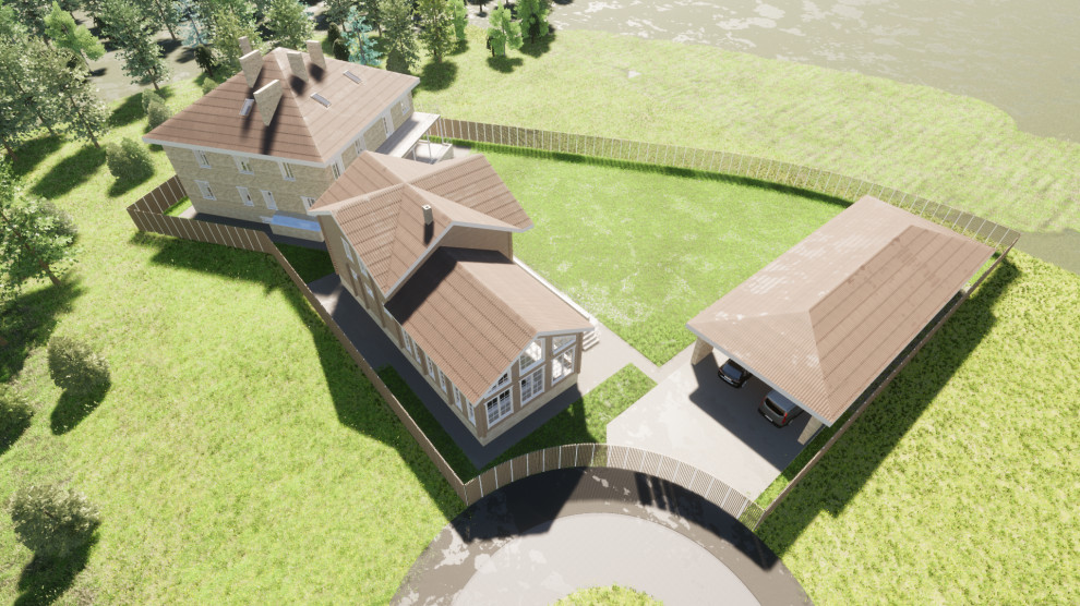 Жилой дом в Ленинградской области