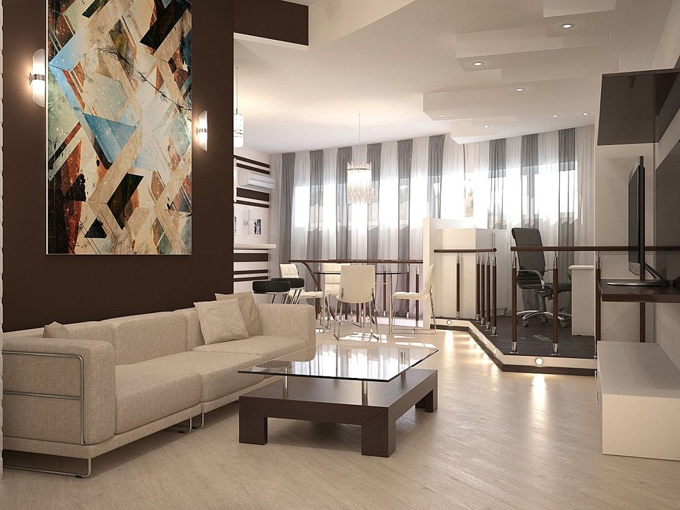 Квартира - студия двухуровневая