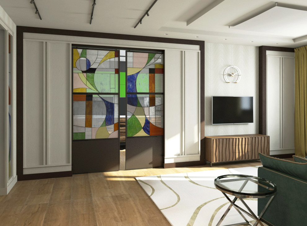 Обложка проекта: Переделка интерьера кухни и гостиной