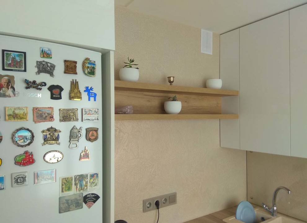 Кухни с фасадами из пластика