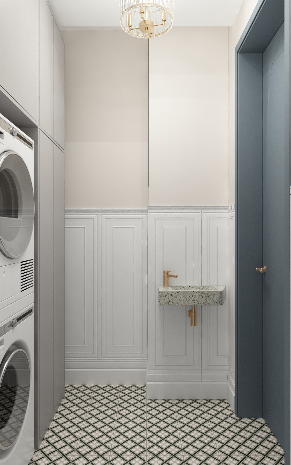 Обложка проекта: Двухуровневая квартира 170 кв