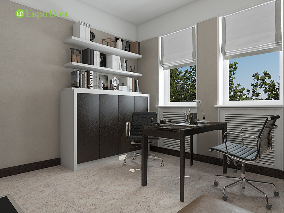 Дизайн интерьера коттеджа 490 кв. м в современном стиле