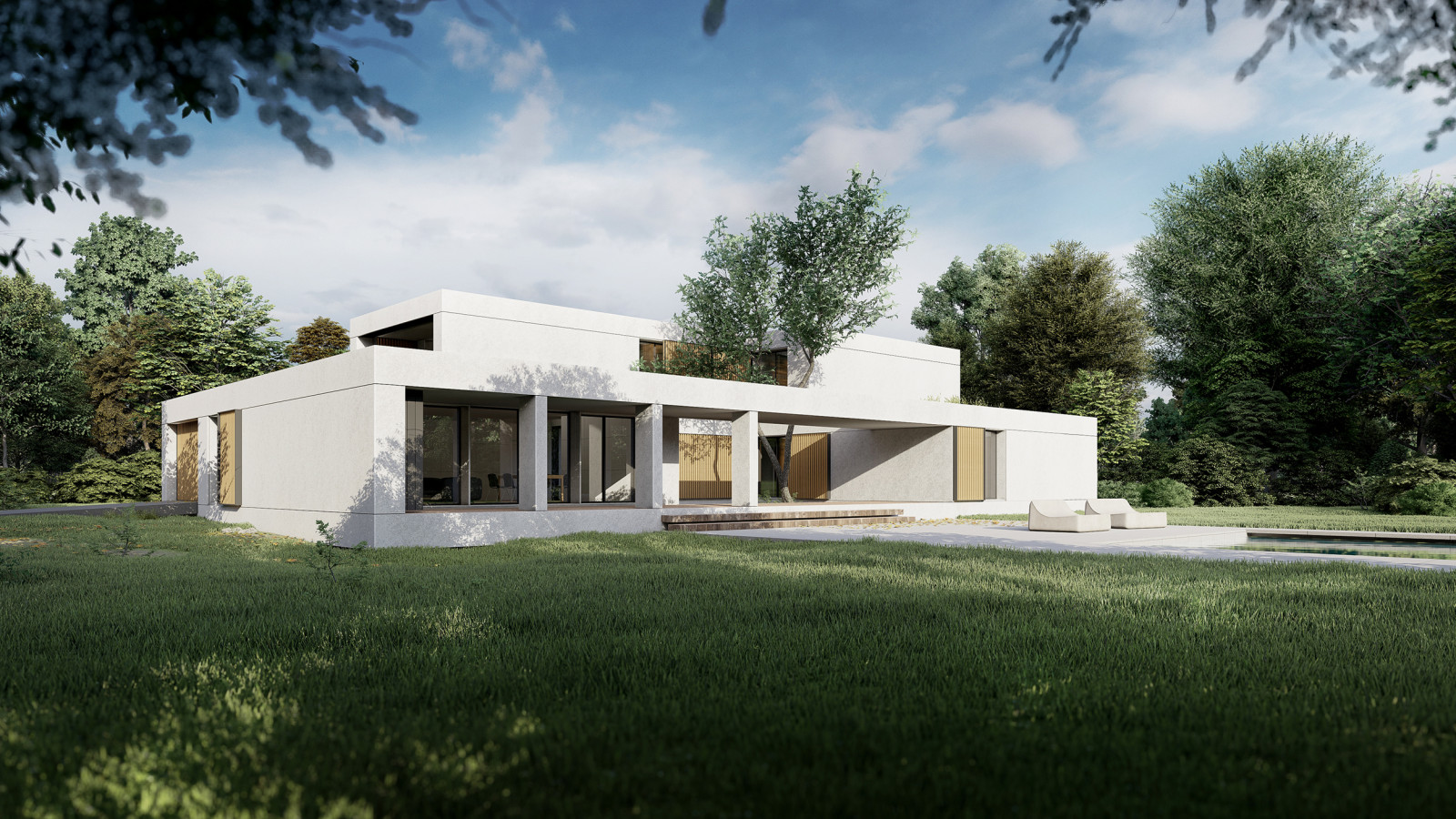 Обложка проекта: Минималистичный коттедж