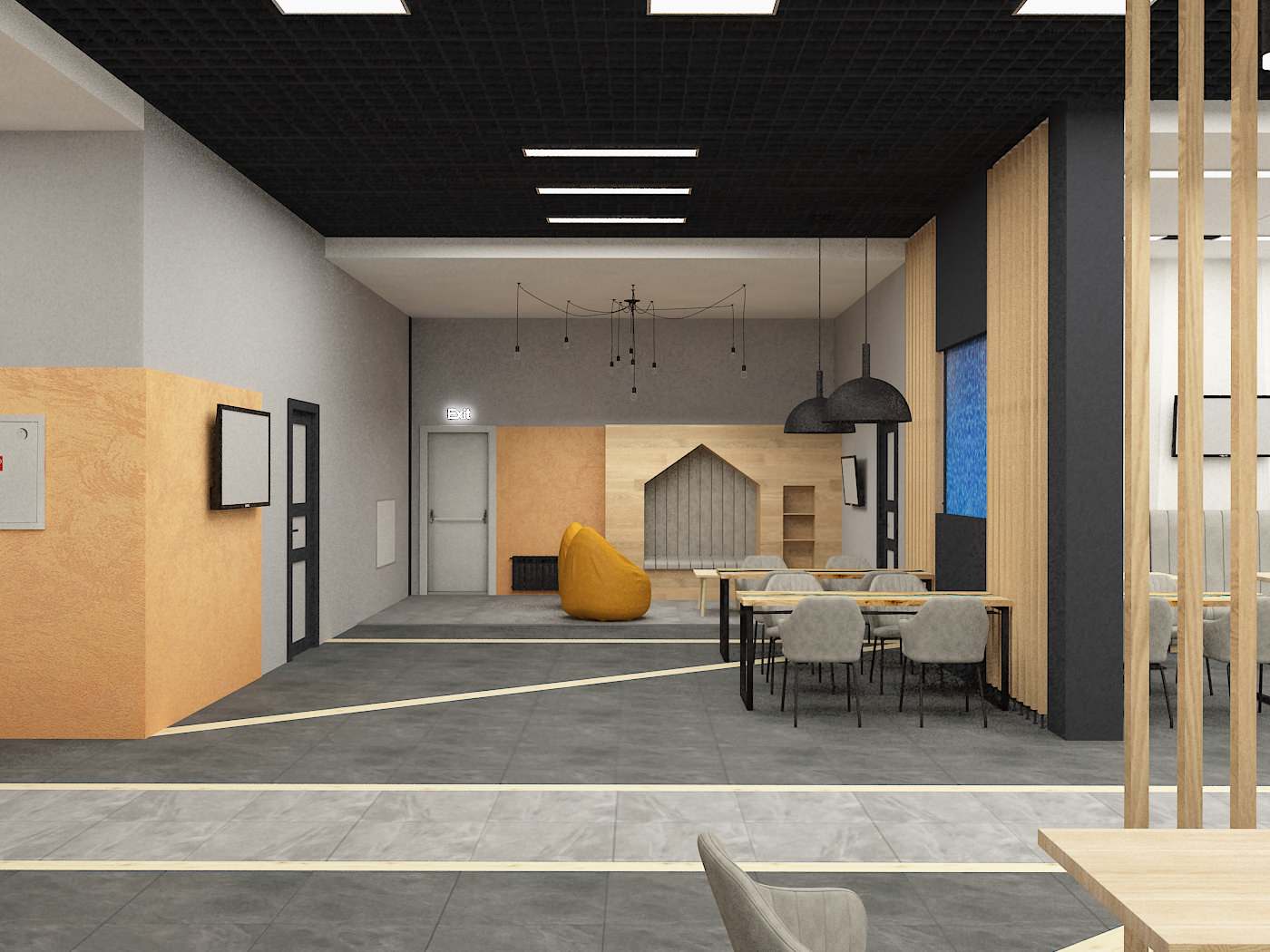 Проект кафе автомойки