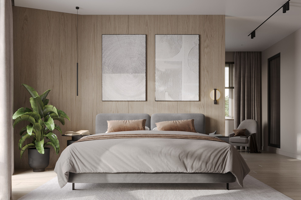 Обложка проекта: Дом Лесной Остров. Мастер-спальня