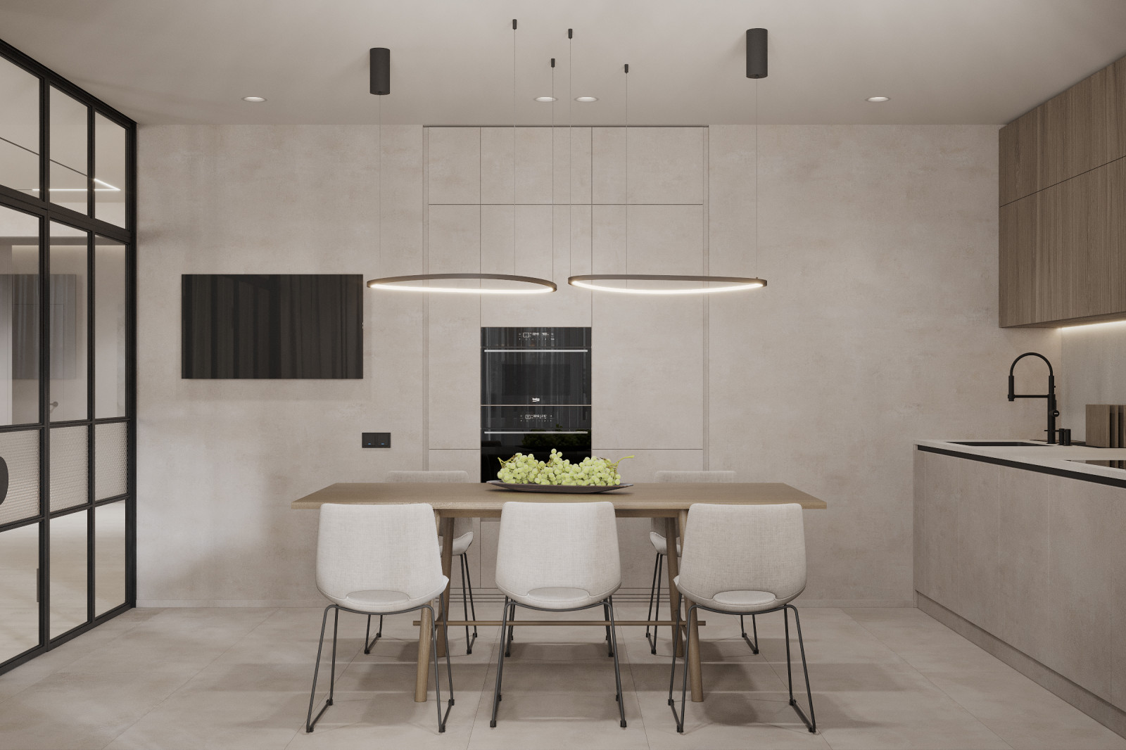 Дизайн квартиры 140м² в Красноярске, ЖК "Александровский"