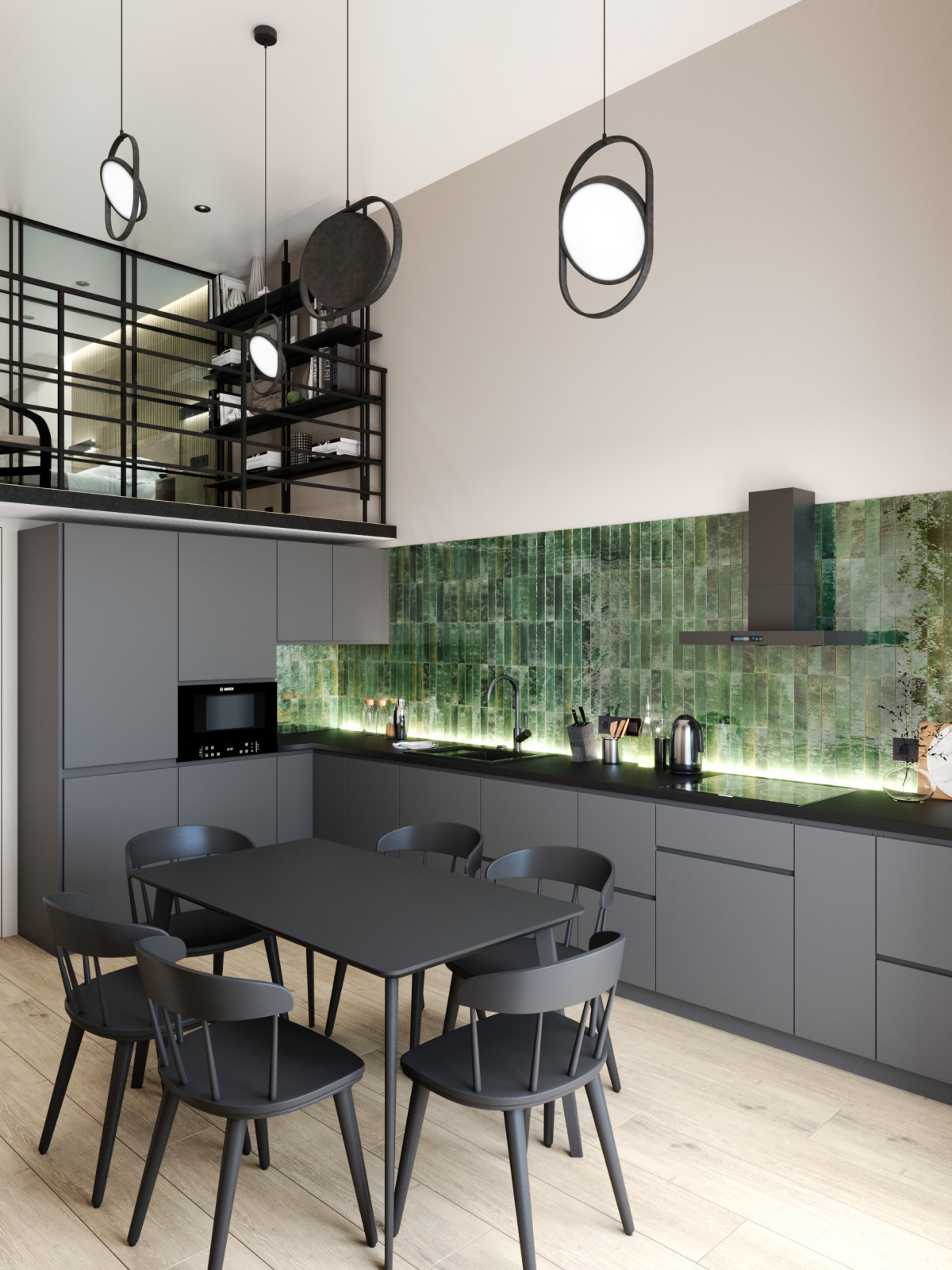 ЖК Испанские кварталы. Кухня-столовая