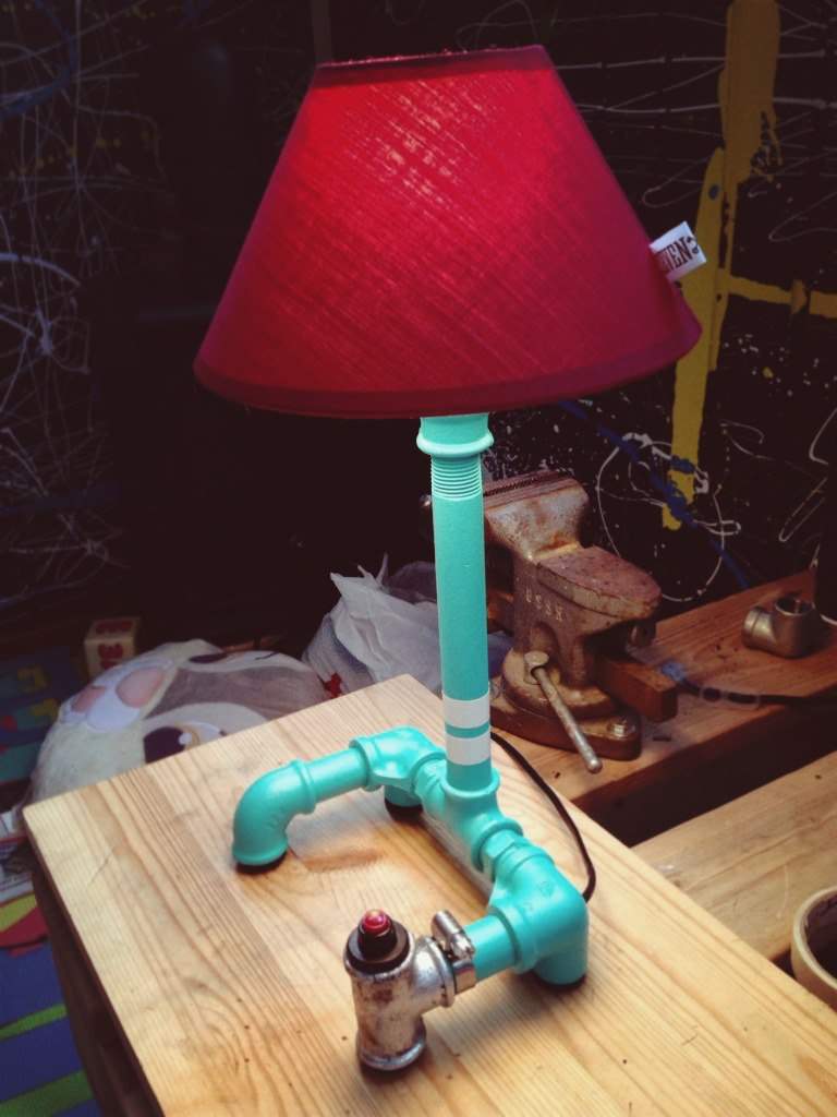 Светильники из водопроводной трубы