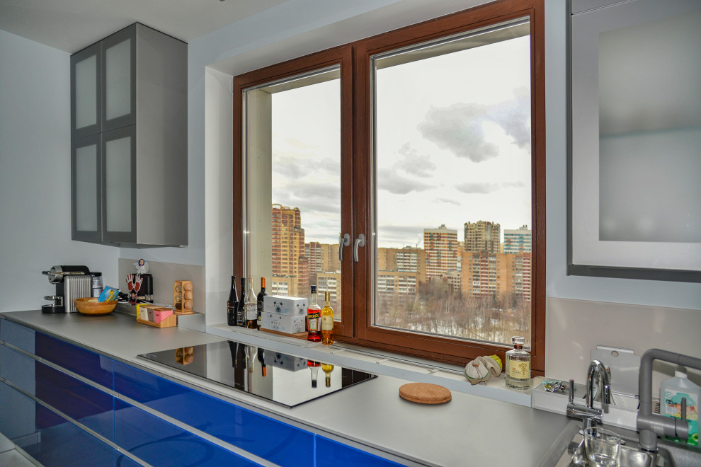 Окна из дуба без шипа с алюминиевым окладом. Дерево-алюминиевые окна.