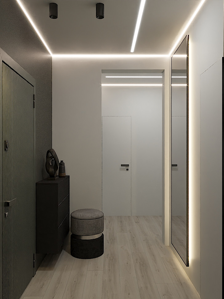 Квартира в темных тонах