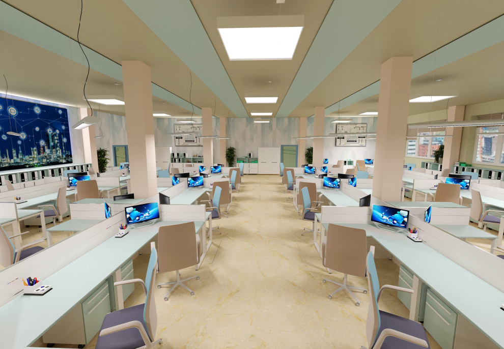 Обложка проекта: Офис open space