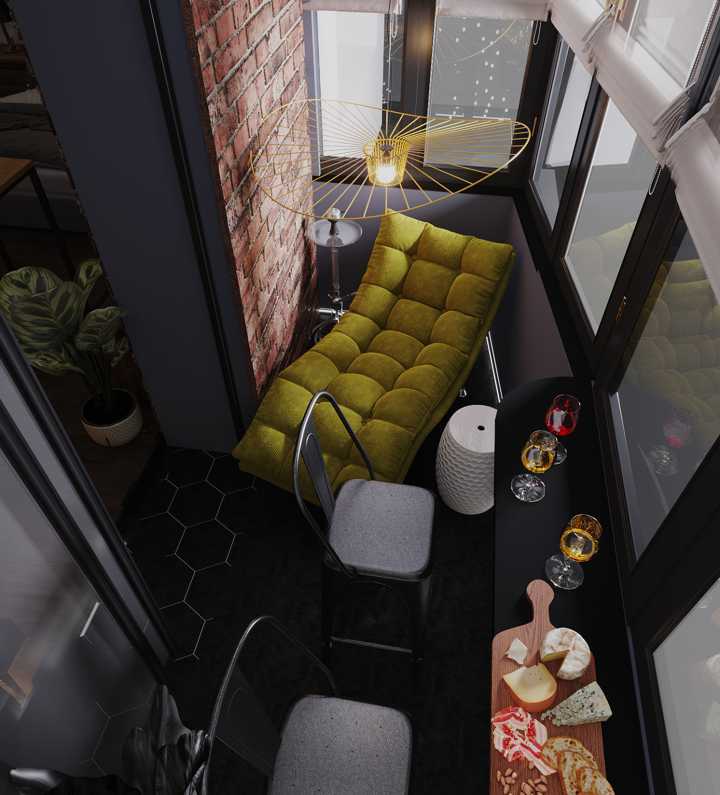 Обложка проекта: Лофт для холостяка