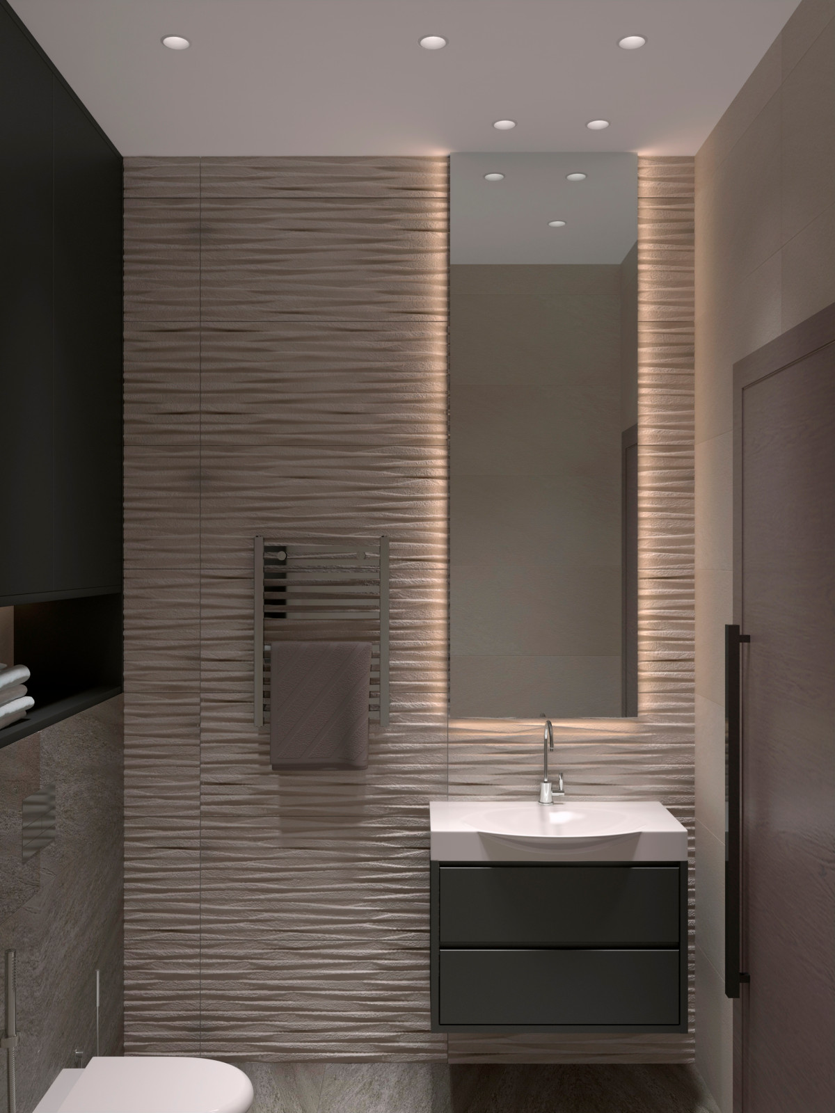 Квартира для семьи с тремя детьми "Стоун терапия"