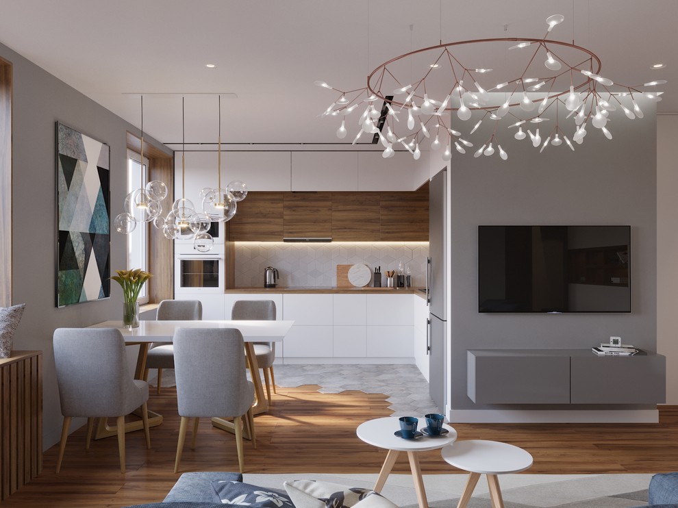 Современная квартира для молодой семьи