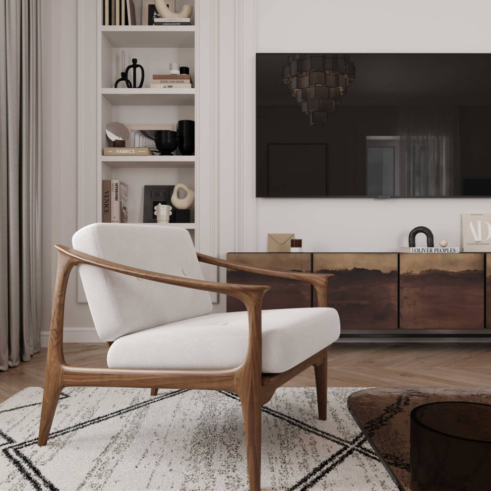 Дизайн и ремонт квартиры на Каланчёвской улице — Плюшевый комфорт