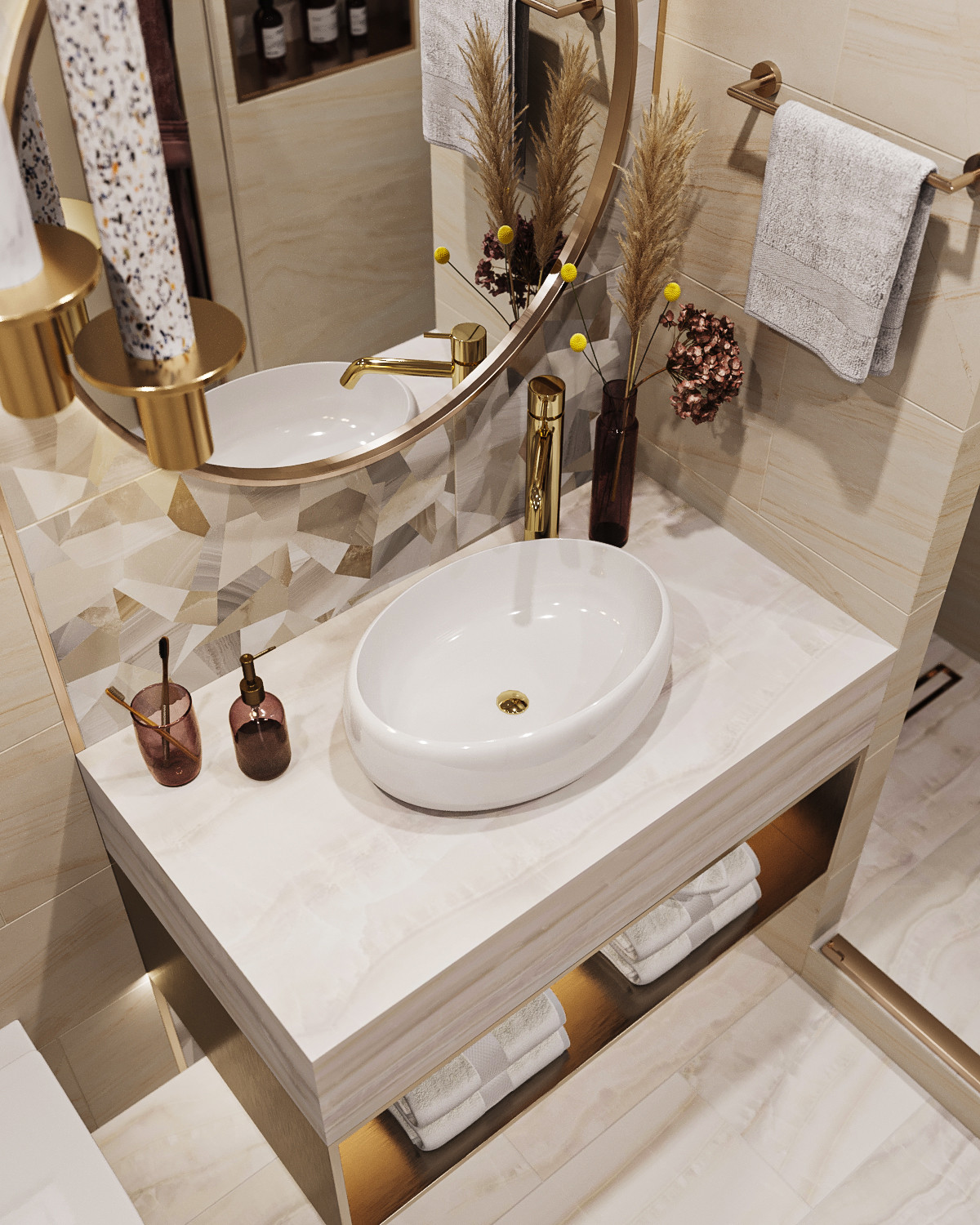 The rosebud. Дизайн-проект квартиры в ЖК "Skandi Klubb"