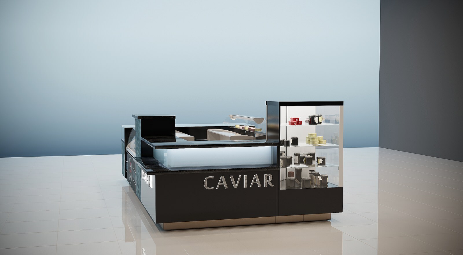 Проект торгового островка "caviar"
