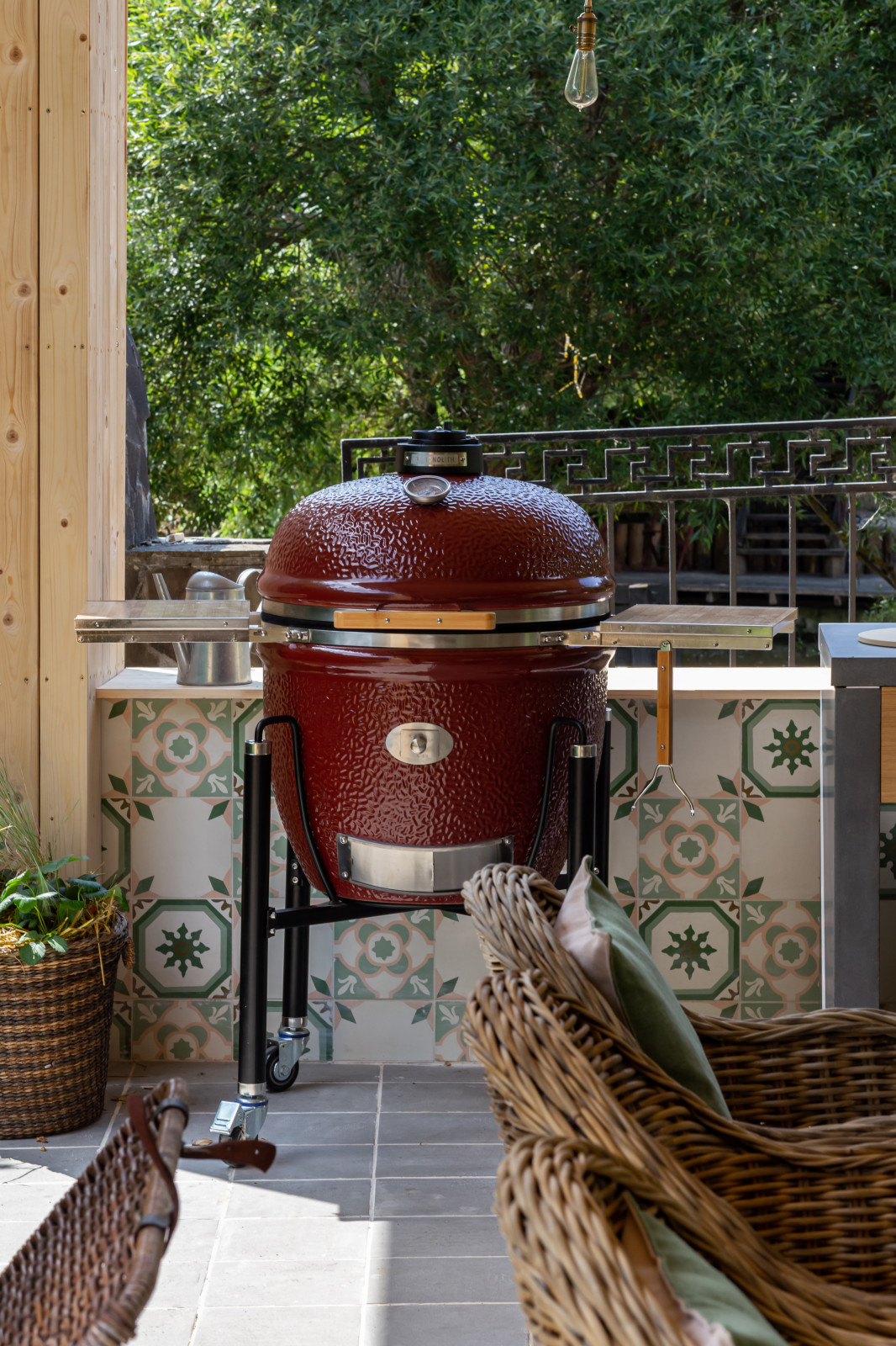 Беседка с летней кухней для Анастасии Вертинской и Степана Михалкова. "На дачу"