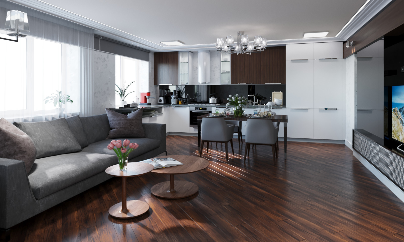 Обложка проекта: Квартира в современном стиле