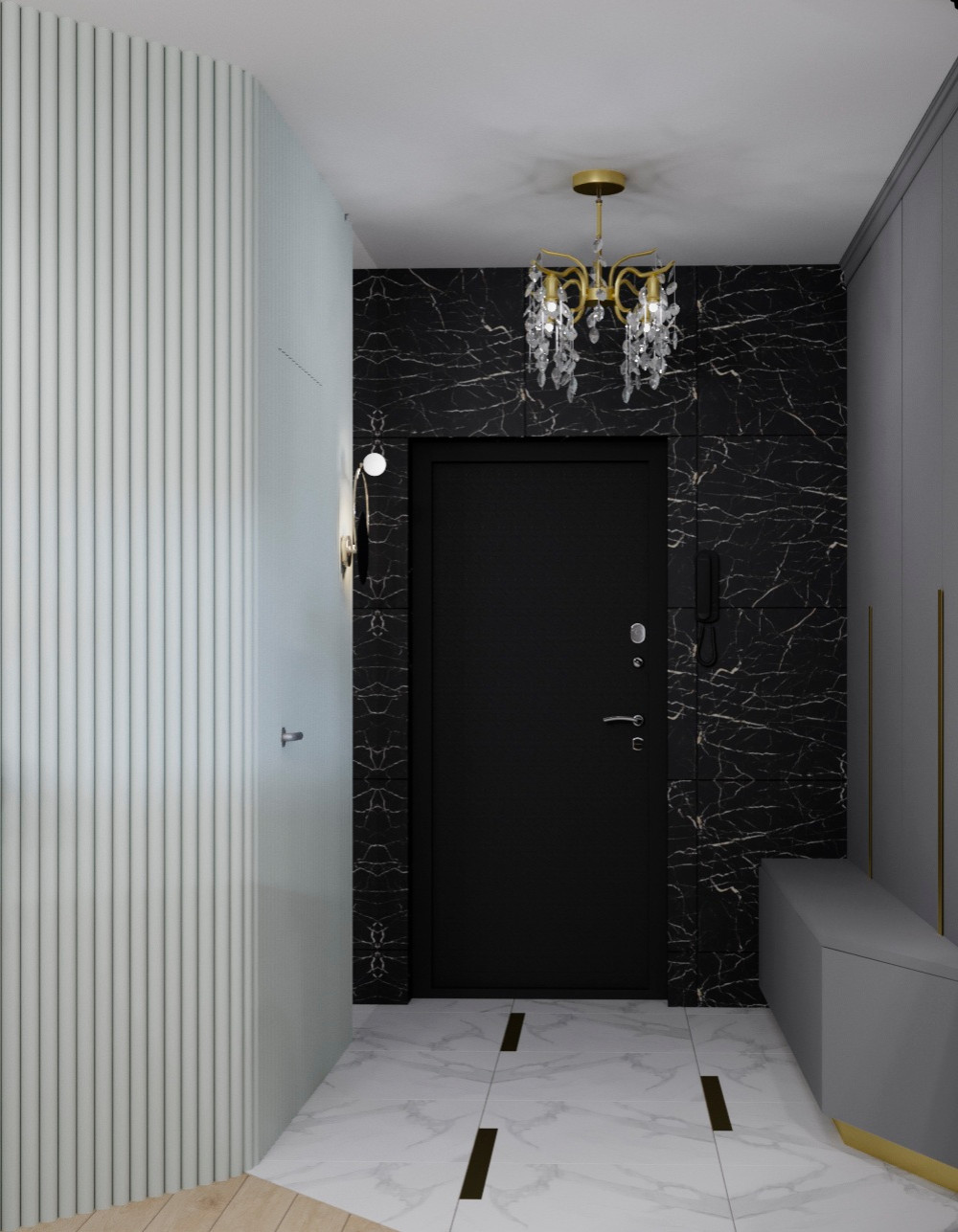 Буржуазная Эклектика в ЖК Крылья. 2к.кв. - 55 метров